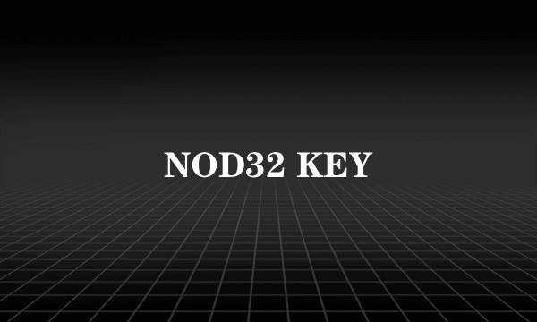 NOD32 KEY