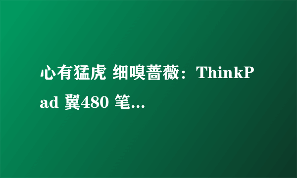 心有猛虎 细嗅蔷薇：ThinkPad 翼480 笔记本电脑使用评测