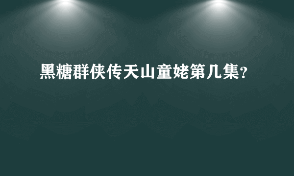 黑糖群侠传天山童姥第几集？