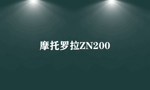 摩托罗拉ZN200