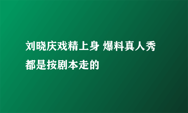 刘晓庆戏精上身 爆料真人秀都是按剧本走的