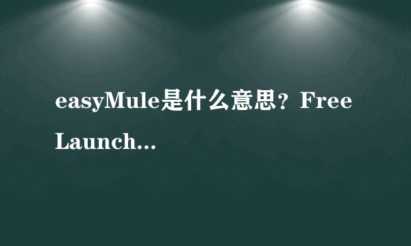 easyMule是什么意思？Free Launch Bar是什么意思？