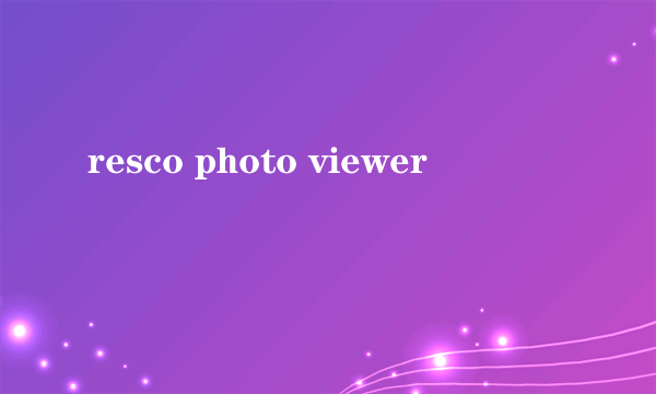 resco photo viewer