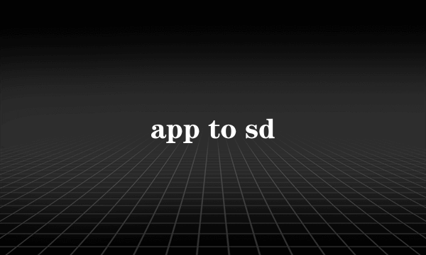 app to sd