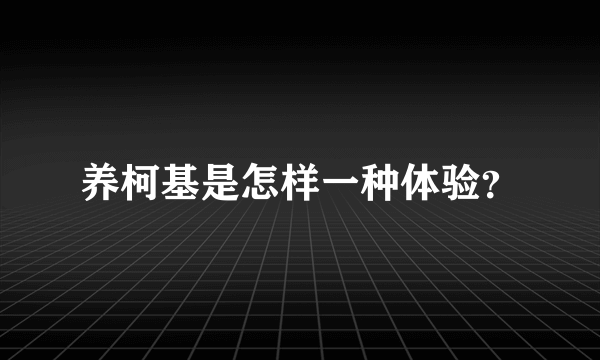 养柯基是怎样一种体验？