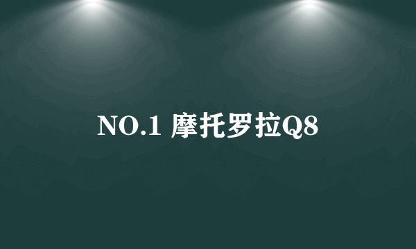 NO.1 摩托罗拉Q8