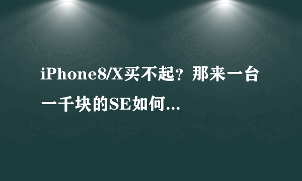 iPhone8/X买不起？那来一台一千块的SE如何？浅谈海淘BestBuy砍单问题以及美版Prepaid iPhone解锁问题