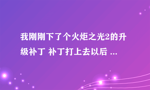 我刚刚下了个火炬之光2的升级补丁 补丁打上去以后 电脑就没有声音了 为什么啊 求高手解答