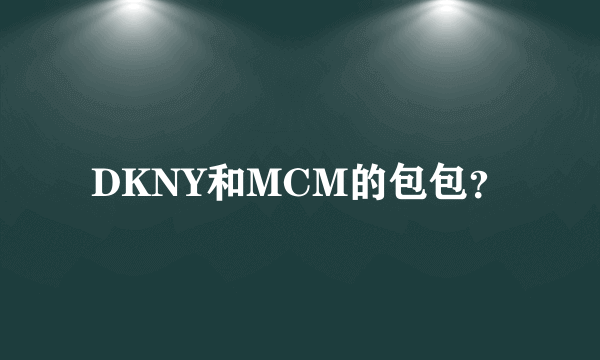 DKNY和MCM的包包？