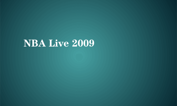 NBA Live 2009