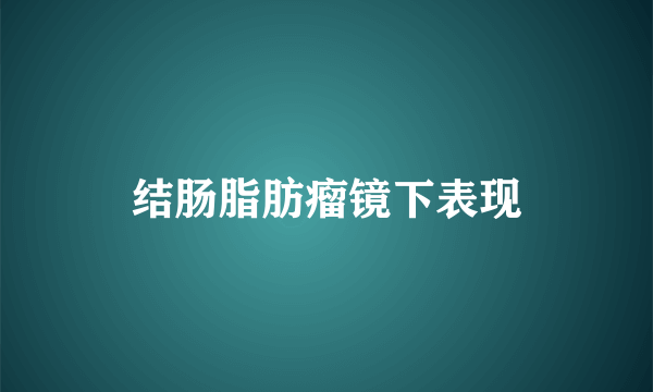 结肠脂肪瘤镜下表现