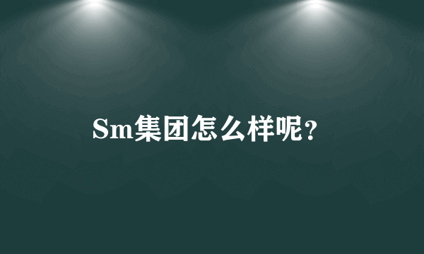 Sm集团怎么样呢？