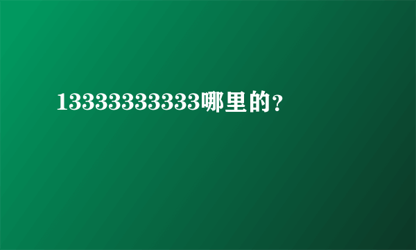 13333333333哪里的？