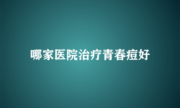 哪家医院治疗青春痘好