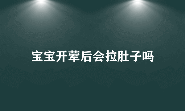 宝宝开荤后会拉肚子吗