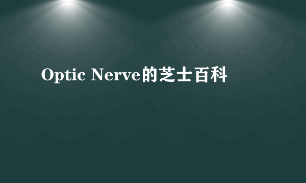 Optic Nerve的芝士百科