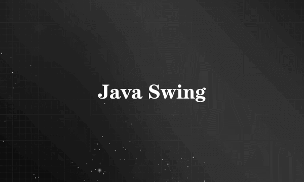 Java Swing