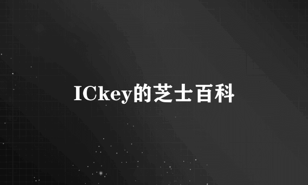 ICkey的芝士百科