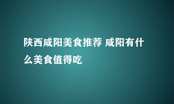 陕西咸阳美食推荐 咸阳有什么美食值得吃