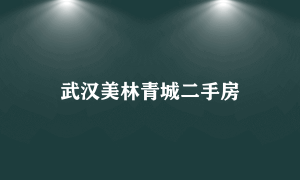 武汉美林青城二手房