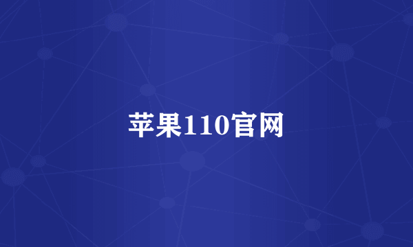 苹果110官网