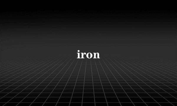 iron