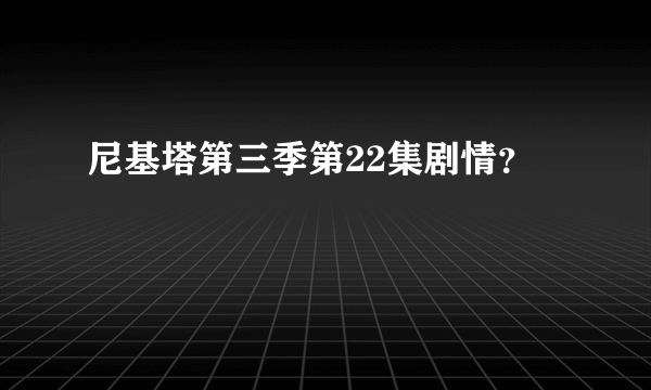 尼基塔第三季第22集剧情？