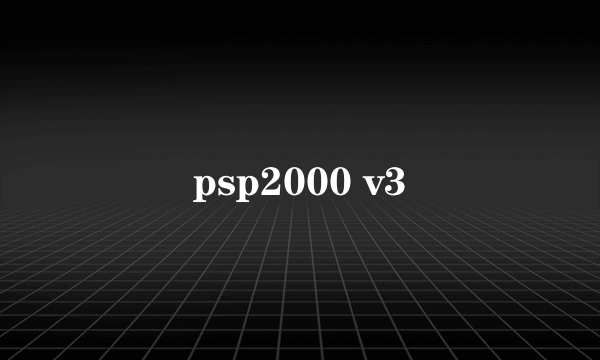 psp2000 v3