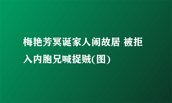 梅艳芳冥诞家人闹故居 被拒入内胞兄喊捉贼(图)