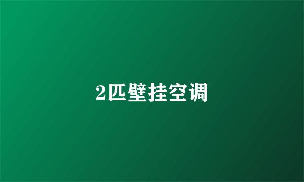 2匹壁挂空调