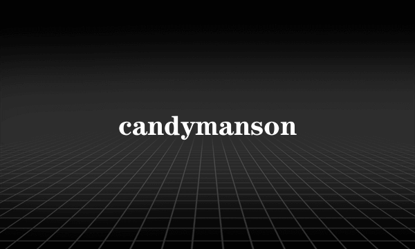 candymanson