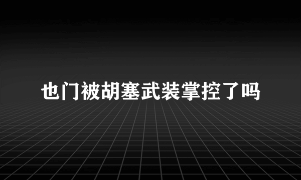 也门被胡塞武装掌控了吗