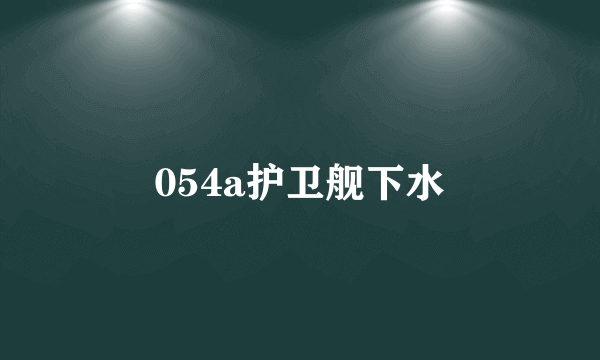 054a护卫舰下水