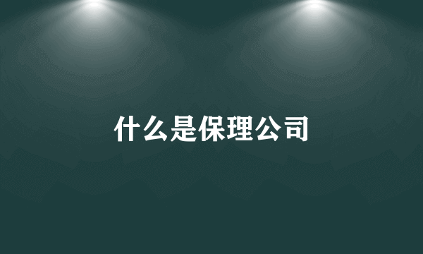 什么是保理公司