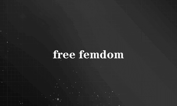 free femdom