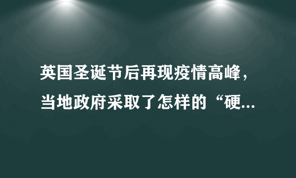 英国圣诞节后再现疫情高峰，当地政府采取了怎样的“硬核”举措？