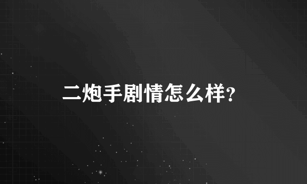 二炮手剧情怎么样？