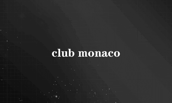 club monaco